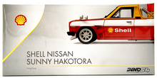 Load image into Gallery viewer, iNNO64 1/64 Shell Nissan Sunny Hakotora Pick-up Truck
