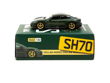 Load image into Gallery viewer, Tarmac Works x MiniGT x SHMEE150 1/64 Porsche Taycan Turbo S Midnight Green + 1 Random TsumTsum Car
