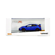 Load image into Gallery viewer, Tarmac Works 1:64 Honda Civic Type R FK2 2016 Brilliant Sporty Blue Metallic
