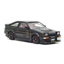 Load image into Gallery viewer, iNNO64 1/64 Toyota Sprinter Trueno AE86 BLACK LIMITED Tuned By "TEC-ART'S" Trackerz Fest Malaysia Event Model
