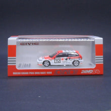 Load image into Gallery viewer, iNNO64 1:64 Honda Civic EF9 #10 Idemitsu Motion Macau Grand Prix Guia Race 1990
