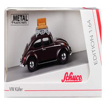 Load image into Gallery viewer, Schuco 1:64 VW Kafer (Dark Red)
