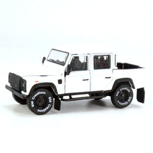 Load image into Gallery viewer, BM Creations 1/64 Land Rover 2016 Defender 110 Pick Up WHITE (LHD)
