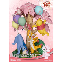 Load image into Gallery viewer, Beast Kingdom D-Stage 064 Diorama Stage Winnie the Pooh with Friends Cherry Blossom Version

