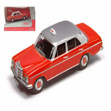 Load image into Gallery viewer, Schuco 1:64 Mercedes-Benz 200D Hong Kong Taxi (Red)
