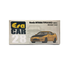 Load image into Gallery viewer, Era car 1:64 Honda Integra Type R DC2 Yellow #28
