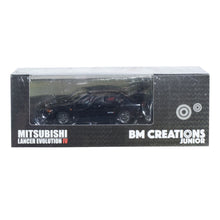 Load image into Gallery viewer, BM Creations 1/64&nbsp;Mitsubishi Lancer Evolution IV BLACK (LHD) 64B0280 - 419847
