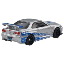 Load image into Gallery viewer, Hot Wheels Premium 1/64 Fast &amp; Furious Nissan Skyline GT-R (BNR34)
