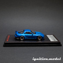 Load image into Gallery viewer, Ignition Model 1:64 IG1408 Rocket Bunny RX-7 (FD3S) Blue Metallic
