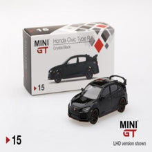 Load image into Gallery viewer, Mini GT 1:64 Honda Civic Type R Crystal Black #15

