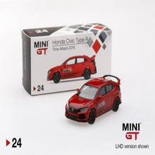 Load image into Gallery viewer, Mini GT 1:64 Honda Civic Type-R Time Attack 2018 #24
