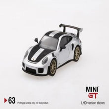 Load image into Gallery viewer, Mini GT 1:64 Porsche 911 GT2 RS GT Silver Metallic #63
