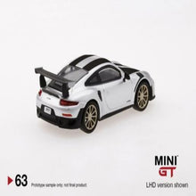 Load image into Gallery viewer, Mini GT 1:64 Porsche 911 GT2 RS GT Silver Metallic #63
